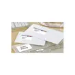 100 Vellen van 24 witte multifunctionele etiketten -70x35mm - AVERY