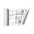 Wit papierrol voor kopieermachine CLAIREFONTAINE 0,841x175 m - 75g