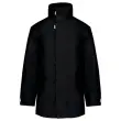 Herenparka met doorgestikte voering - Maat XS - Zwart