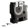 Nylon tape voor labelmaker RHINO 19mm achtergrond wit zwarte inkt