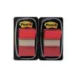 002 Dispensers van POST-IT zachte indextab-bladwijzers Rood 