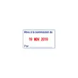Aanpasbare Métal Line datumstempel - 2 regels - TRODAT