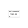 Aanpasbare Métal Line datumstempel - 2 regels - TRODAT