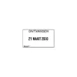 Aanpasbare Métal Line datumstempel - 2 regels - TRODAT