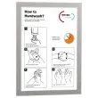 2 Herpositioneerbare hoezen Duraframe voor A4 affichage - Zwart - DURABLE