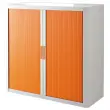 Lage rolluikkast Easyoffice - Oranje en wit - PAPERFLOW