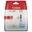 Inkjetcartridge CANON 6444B001 CLI-551XL Cyaan 