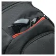 Nylon rugzak voor 14" laptop - zwarte kleur