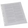 100 Geperforeerde hoezen - A4 - 7,5/100e - Gekorreld polypropyleen