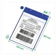50  Magnetische logistieke mappen A4 liggend donkerblauw 