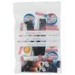 1000 Plastic transparante zakjes 120x180mm met witte beschrijfbare stroken