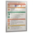 2 Uithanghoezen DURAFRAME magnetische omlijsting alu A3