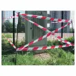 Signalisatielint rood en wit - 100 m x 50 mm - VISO 