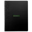 A5+ schrift - 160 pagina's - 5x5 - Zwart - RHODIA