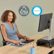 Bureaustoel polssteun Breyta - Blauwgrijs - FELLOWES