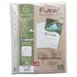 25 Geperforeerde insteekhoezen Forever - Plastic 12/100e - A4 - EXACOMPTA