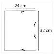 Recycled elastische overhemd met 3 kleppen Opak - Lichtblauw - EXACOMPTA