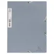 Elastische hemdmappen met 3 kleppen - Gerecycleerde kaart - Blauwgrijs - EXACOMPTA 