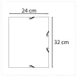 Elastische hemdmappen met 3 kleppen - Gerecycleerde kaart - Blauwgrijs - EXACOMPTA 
