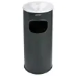 Asbak met afvalbak - 30L - Zwart - PROBBAX