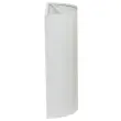 Halfronde wandverdeler - 40L - Wit 