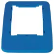 Dekselraam voor "recycling" verzamelbakken 60L en 80L - Blauw