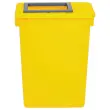 Raamdeksel voor "recycling" containers 60L en 80L - Geel