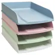 4 Postbakken Autentik - Assortiment van kleuren - EXACOMPTA