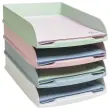4 Postbakken Autentik - Assortiment van kleuren - EXACOMPTA