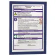 2 Uithanghoezen DURAFRAME magnetische omlijsting Blauw A4