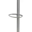Kapstok Festy ALBA grijs - 5 witte kleerhaken - H 1,87 m 