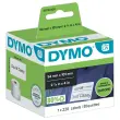 Rol van 1000 witte etiketten 13x25 mm voor DYMO Label Writer 