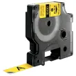 Tape Flexibel Nylon RHIN 12 mm zwart op geel