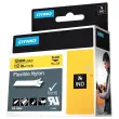 Tape Flexibel Nylon RHIN 12 mm zwart op geel