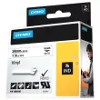 Vinyl tape RHINO 24 mm zwart op wit