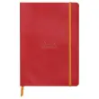 Zacht notitieboek Rhodiarama Klaproos - A5 - 5x5 - 160 pagina's - RHODIA