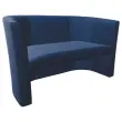 Clubzetel - 2 plaatsen - Kunstleer - Blauw 