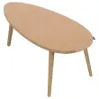 Upcycled salontafel Bellecombe - 95 x D 50 cm - Camel