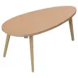 Upcycled salontafel Bellecombe - 95 x D 50 cm - Camel