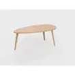 Upcycled salontafel Bellecombe - 95 x D 50 cm - Camel