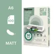 100 plastificatiehoezen A6 licht mat gerecycled materiaal