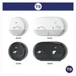 12 Rollen van 620 vellen toiletpapier TORK Advanced