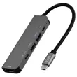 5-in-1 USB-C Hub - Stergrijs - T'NB