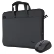 Tas voor 16" laptop gerecycled + Draadloze muis zwart - TRUST 