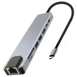 USB-C HUB met 8 poorten en 1 HDMI 4K - T'NB