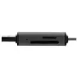 Kaartlezer 3 poorten USB 3.0 - Aluminium - T'NB 