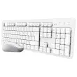 Set Toetsenbord + Ambidextrous & Stil Muis - Draadloos - Wit - TRUST