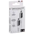 100W 2m USB-C/USB-C-kabel - Gevlochten - Wit - T'NB