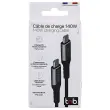 iClick USB-C-kabel 140W - 2m - Zwart - T'NB