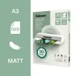 100 Mat Gelamineerde A3 Mappen - 80 micron - FELLOWES